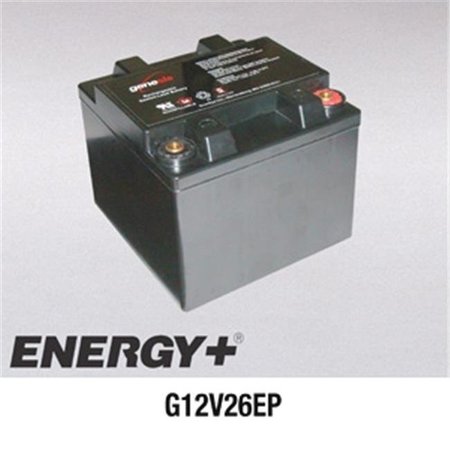 FEDCO BATTERIES FedCo Batteries Compatible with  EnerSys G12V26EP Sealed Lead Acid For High Reliability Applications G12V26EP